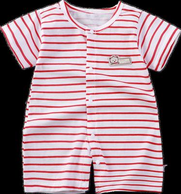 China Cotton 100% 2022 new rompers three pieces summer cotton shorts set baby clothing manufacturers wholesale for sale