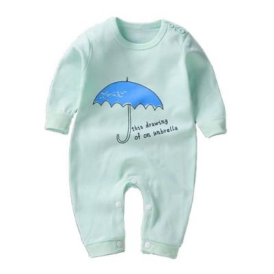 China 100% Cotton Factory Wholesale Custom Made Autumn Long Sleeve Baby Romper for sale