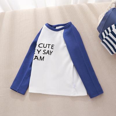 China New Style Cartoon Kids T-shirt Boys Girls Shirt Breathable Children Autumn Cartoon Print Clothing for sale