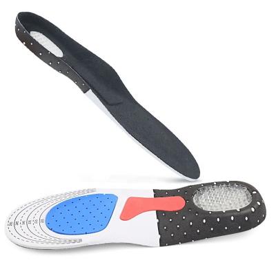 China Shock Absorption Sports Silicone Gel Insoles Arch Support Orthopedic Plantar Fascists Running Insole For Shoes for sale