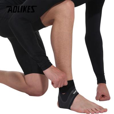 China Breathable Unisex Adjustable Elastic Guard Adjustable Elasticity Ankle Brace Foot Sprain Support Bandage Protector for sale