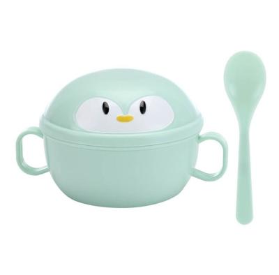 China Minimalist Anti-fall Stainless Steel Thermal Insulation And Insulation Baby Toddler Tableware Food Supplement Bowls for sale