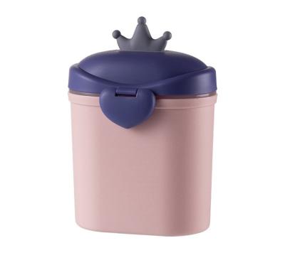 China BPA Free Milk Powder Box Storage Plastic Food Milk Powder Storage Container With Spoon For Little Baby for sale