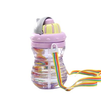 China Low Price BPA Free Baby Straw Drinking Bottle Outdoor Sports Bottle Drinking Water Bottle for sale