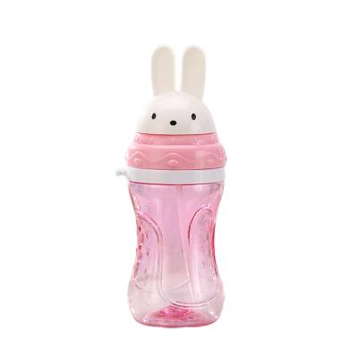 China Baby 400ML Straw Bottle Drink With Straw high quality wholesale BPA free for drinking water for sale