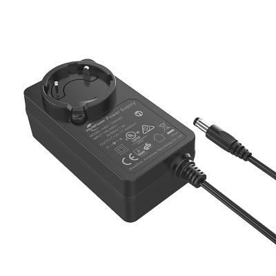 China Detachable EU AU US UK Plug Charger 48W 5V 9V 12V 15V 19V 24V 36V DC Power Supply Adapter for sale