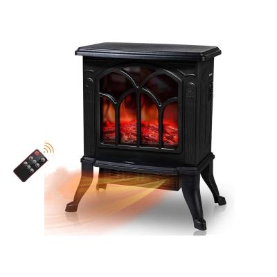 China Hotel Electric Fireplace Heater, 3D Realistic Flame, Free Stove Heater Thermostat, Indoor Overheat Safety System, 1500W for sale