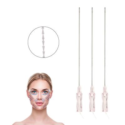 Китай Hilos Tensoresplla Faciales Face Lift PLLA Threads 19G 100mm Cones Cog продается