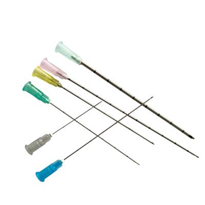 China 23G 25G 27G stompen Uiteindecannula Beschikbare Micro- Cannula voor Lichaamsgezicht af Te koop