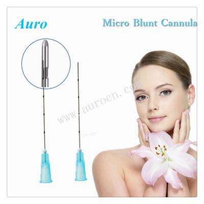 China Anhebender stumpfer Spitze Mikrocannula 25G 50mm für Auge Cannula zu verkaufen