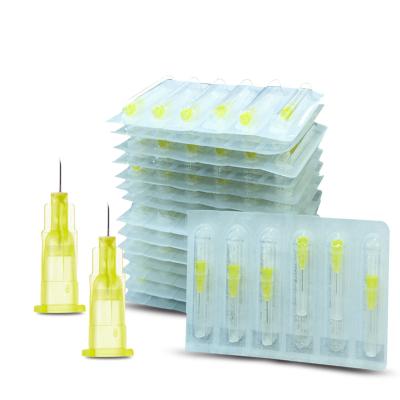 China Safety hypodermic needle mesotherapy needles 32G 34G 2mm 6mm multi cartridge mesotherapy needle for sale