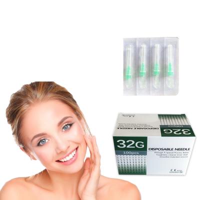 중국 안전 32G 35G 1.5mm 4mm 6mm Mesotherapy 처분할 수 있는 피하 주사 바늘 판매용