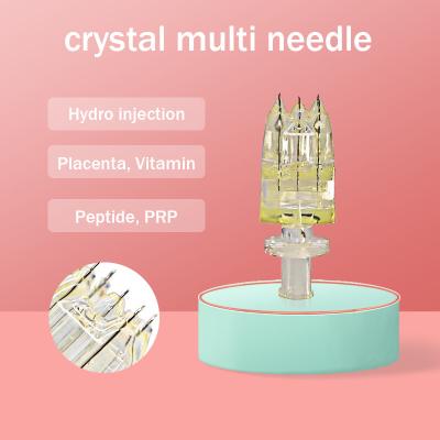 China Agulhas multiinjetoras de cristal 1,2 mm 34G 9 pinos agulhas múltiplas para beleza cuidados com a pele facial à venda