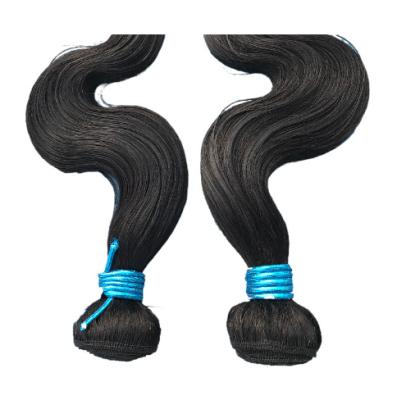 China Brazilian Body Wave Hair Weave 3 Bundles 1B Body Wave Bundles With Frontal Hair Bundles With Headband for sale