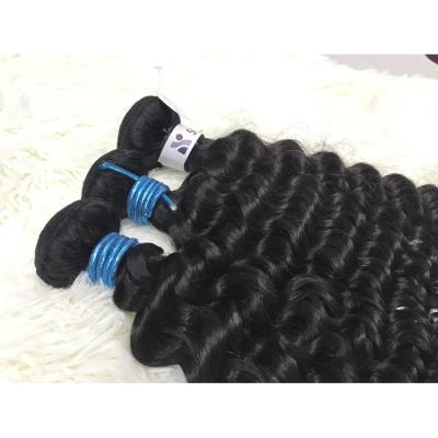 China Most Popular U-tip Soft Clean Generous Stylish Human Hair Extension Deep Wave Hair Bundles for sale