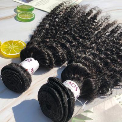 China Tender Deep Wave Bouncy Raw Wave Hair 100% Sample High Pull Out Hair for sale