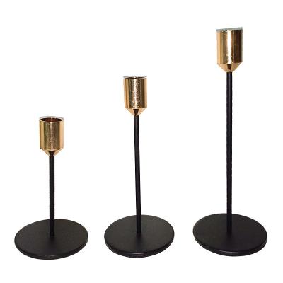 China Luxury Modern Nordic Home Decorative Long Rod Metal Multi Stick Wedding Table Decoration Tall Candlestick Candle Holder for sale