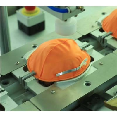 China Automated KN90 KN95 Full Cup Disposable Face Mask Manufacturing Huitong Shaped Mask Making Machine for sale