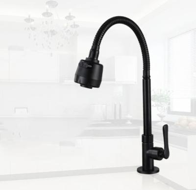 China Sense Faucets Kitchen Faucet Black Smart Touch Single Cold Tap Kitchen Faucet for sale