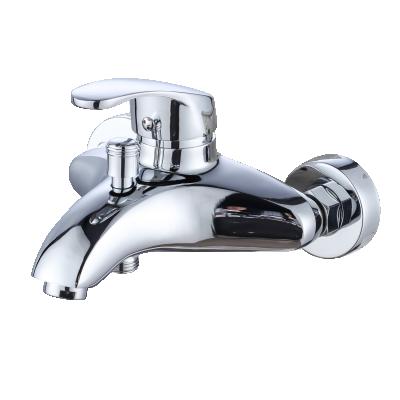 China Without Slide Bar Shower Type Popular Wall Mounted Bath Faucet Most Durable Water for sale