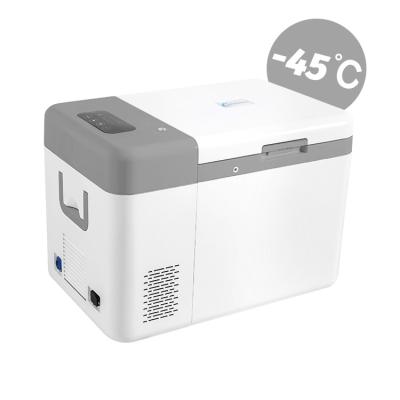 China Portable Air Conditioner Refport Freezer 25L Fridge -45 Degree New Cooler For Car And Fixture for sale