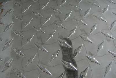 China 3003 1100 3150 Non-slip Aluminum Tread Plate Bright Finish for sale