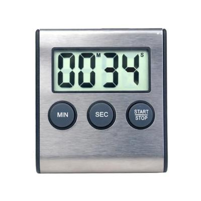 China Stainless Steel Video Control Magnet Digital Mini Kitchen Timer For Kitchen Appliance for sale