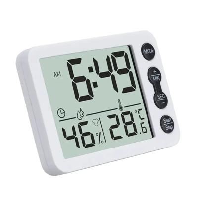 China Video Control Temperature Humidity Meter Digital Thermohygrometer For Room for sale