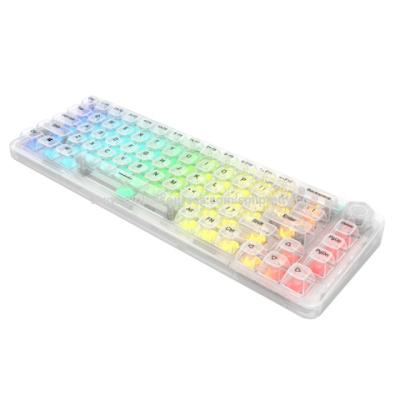 China Numeric Keypad Tri-mode Rechargeable crystal keycaps Mechanical Keyboard for ipad for sale