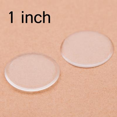 China DIY Jewelry Making Taidian 100Pcs/Lot 1Inch High Quality Round Resin Cabochon Handmade Clear Epoxy StickerJewelry Earring Making Stickers for sale