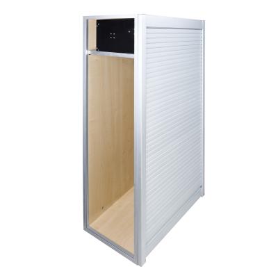 China Modern Professional Kitchen Aluminum Cabinet Tambour Roller Shutter Door System for sale