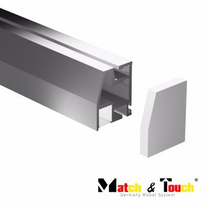 China Application Stocked Mounted Aluminum Hairline Finished Rail for sale