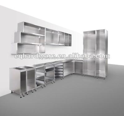 China Modern Specialized Corner Kitchen 304 Stainless Steel Wall Cabinet for sale