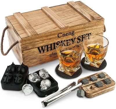 China Europe Whiskey Gifts For Men Whiskey Stones Gift Set10 Ounce Whiskey Glass Set for sale