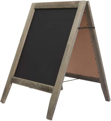 China Wooden Free A-frame Double Sided Chalkboard SI Customized Size for sale