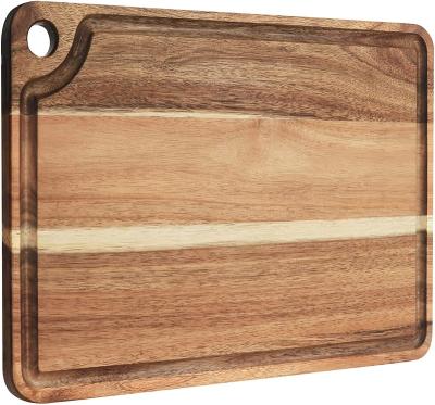 China Europe AZRHOM Large Wooden Cutting Board for Kitchen 18x12 with Juice Groove Ha for sale