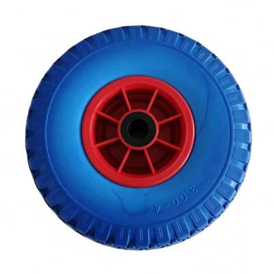 China Other PU Foam Flat Free Tire Puncture Proof Agricultural Wheel 10*3.00-4 for sale