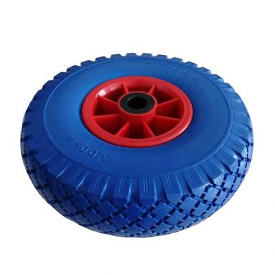 China Other 10*3.00-4 Lawn Mower and Spreader Tires PU Foam Non-Flat Wheels for sale