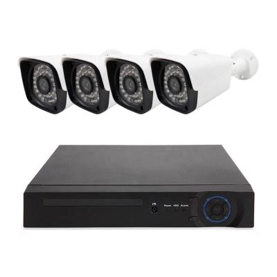 China Home Outdoor Waterproof Security System HD AHD Camera 1080p 8ch dvr VCR Bullet CCTV Camera Set for sale