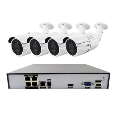 China 4ch PoE nvr kits ip camera 5mp 4mp 1080p waterproof outdoor infrared cctv network system VS-W3251-POE-K04 for sale