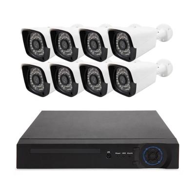 China 5MP AHD 8ch outdoor dvr kits cctv full set home security camera system motion detection remote view by phone app VS-W3121A-AHD-K08 for sale