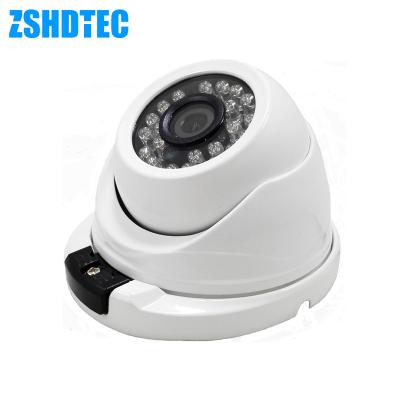 China Waterproof Dome Indoor Security Camera IP Camera 1080p 2mp h.265 Small Size Metal Dome For Outdoor Security for sale