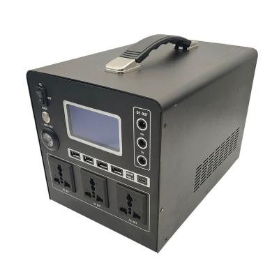 China Machine- 500w outdoor charging lifepo4 battery energy system supply power station portable solar generator for sale