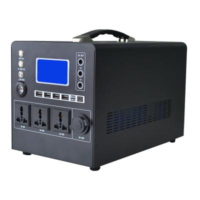 China Home Appliances Best Selling Factory Supply Portable Solar Generator 800W Home and Camping Use Solar Power Station for sale