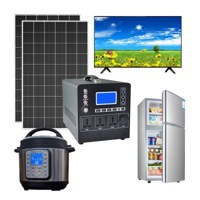 China Machine- The solar generator 1000w lithium battery solar portable power station for sale