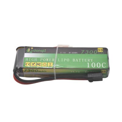 China Golf Carts 3S 11.1V 7300mAh 100C High Discharge Rate Lithium Ion Polymer Battery for sale