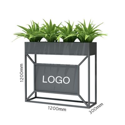 China Simply\Overhead Metal Bottom Square Planters Flower Pots Home Planter Pot Holder Flower Planter for sale