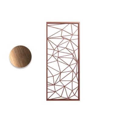 China Durable Laser Cut Outdoor Decorative Metal Screen Restaurant Room Divider Craft Metal Screen for sale