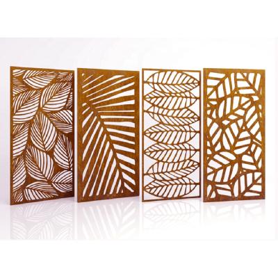 China New classic/postmodern laser cut decorative garden aluminum divider privacy screen metal screen for sale