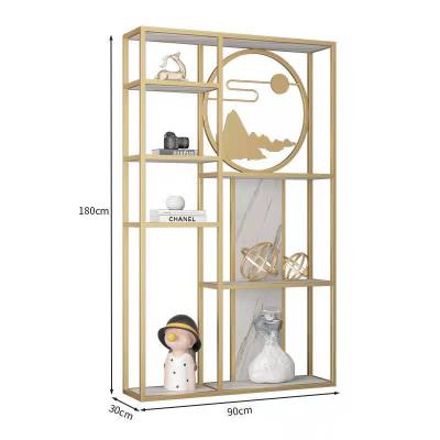 China Hot Style Metal Corner Viable Storage Shelf Decorative Display Stands for sale